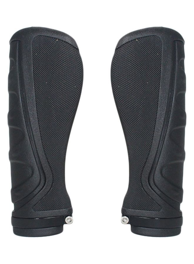 Generic 1 Pair Rubber Anti-Slip Bicycle Handlebar Grip 11.2x14.5x0.2cm 