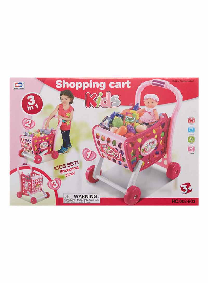 Generic 3 in 1 Kids Shopping Cart 