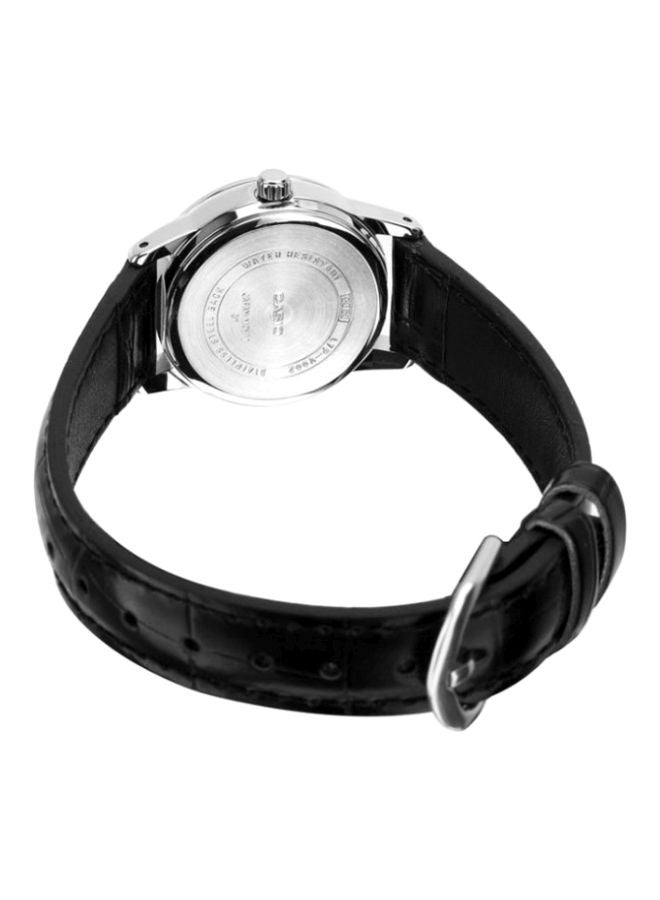 CASIO Leather Analog Quartz Watch Set MTP/LTP-V002L-7BUDF  - Image 2