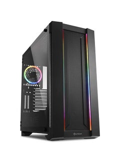 Elite Shark CA200M Tower PC/Computer Case With LED Lights - Black