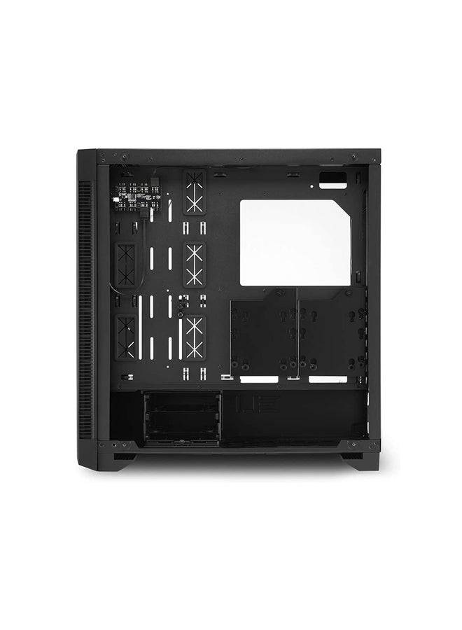 Sharkoon - Elite Shark CA200M Tower PC/Computer Case With LED Lights - Black - Image 1