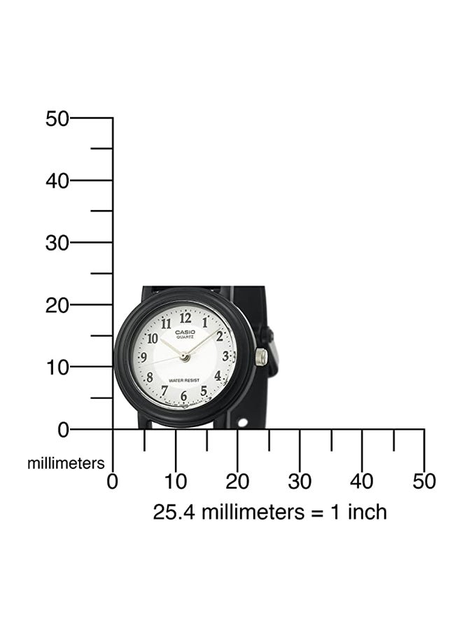 CASIO - Women's Resin Analog Wrist Watch LQ-139AMV-7B3LDF - 25 mm - Black - Image 1