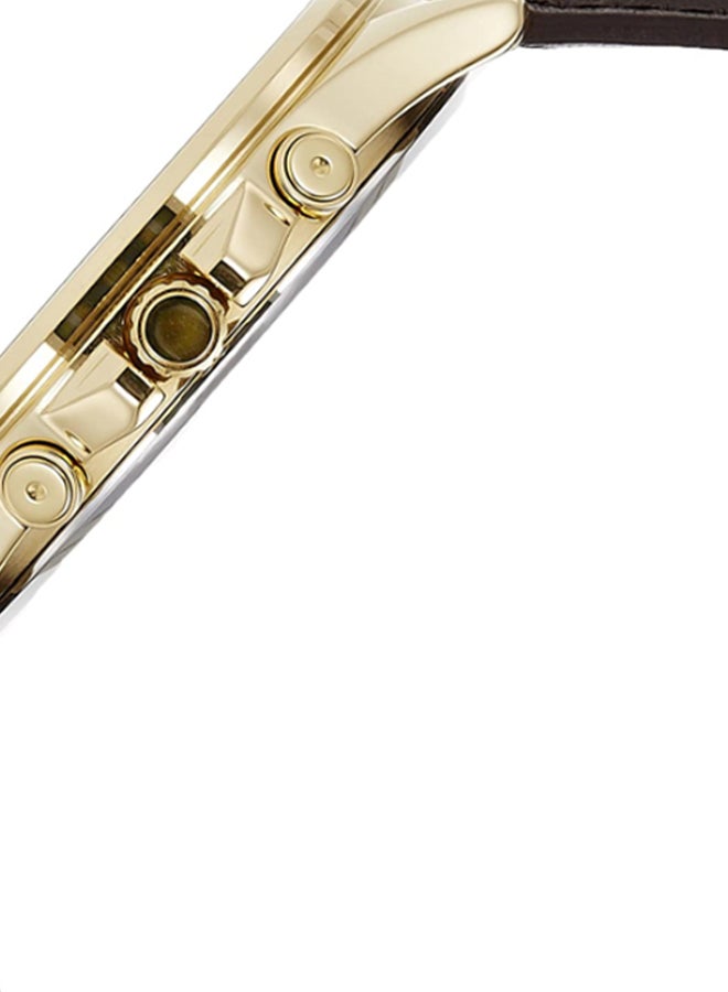 كاسيو ساعة يد كوارتز بعقارب وسوار جلدي MTP-E303GL-9A للرجال  - Image 4