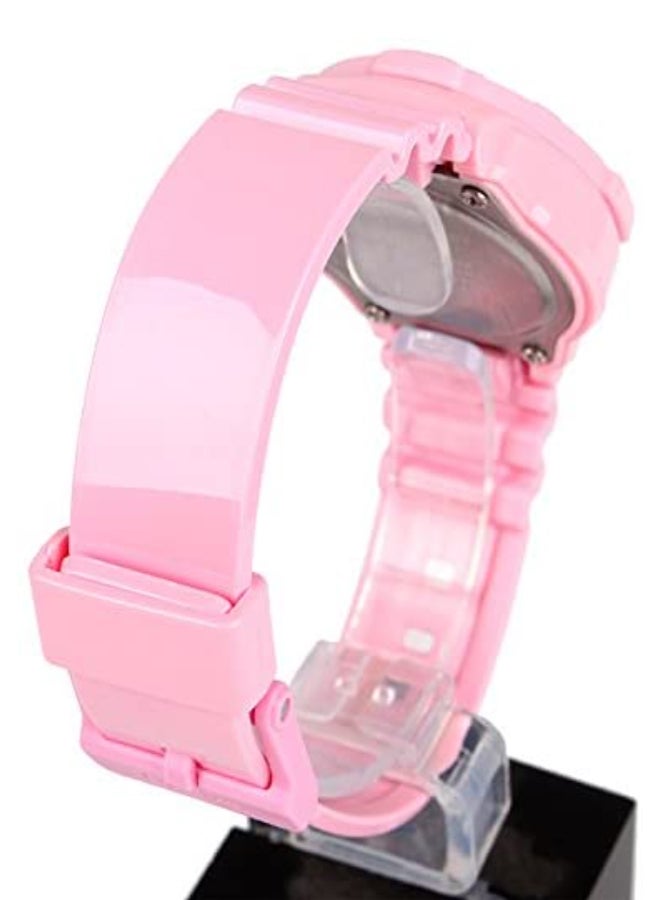 كاسيو ساعة يد كوارتز بعقارب وسوار من الإستانلس ستيل طراز LRW-200H-4B2V - مقاس 33 مم - لون وردي للنساء - Image 4