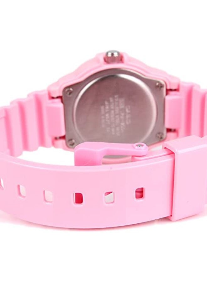 كاسيو ساعة يد كوارتز بعقارب وسوار من الإستانلس ستيل طراز LRW-200H-4B2V - مقاس 33 مم - لون وردي للنساء - Image 5