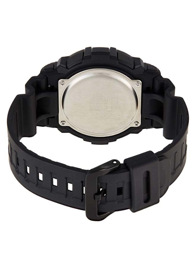 كاسيو ساعة يد كوارتز شبابية بعقارب ورقمية طراز AEQ-200W-9AVDF - 51 مم - أسود للأولاد - Image 2