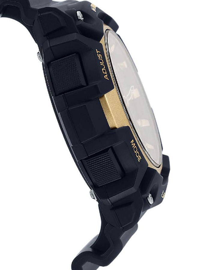 كاسيو ساعة يد كوارتز شبابية بعقارب ورقمية طراز AEQ-200W-9AVDF - 51 مم - أسود للأولاد - Image 4