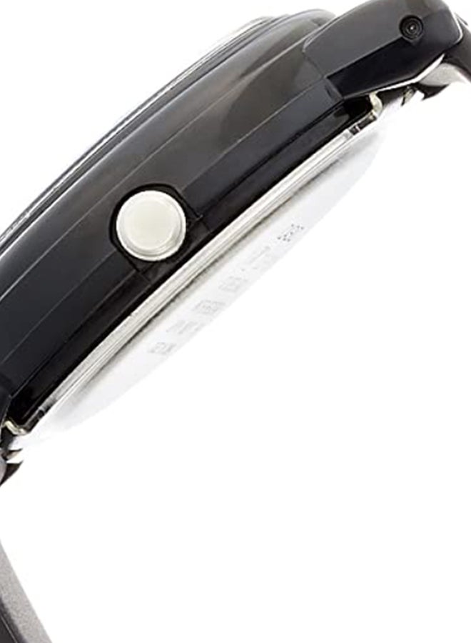 كاسيو ساعة يد كوارتز بعقارب وسوار من الراتينج طراز LQ-139BMV-7ELDF - 25 مم - أسود للنساء - Image 4