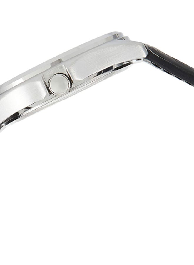 CASIO Men's Leather Quartz Analog Watch MTP-1183E-7ADF - 38 mm - Black - Image 4