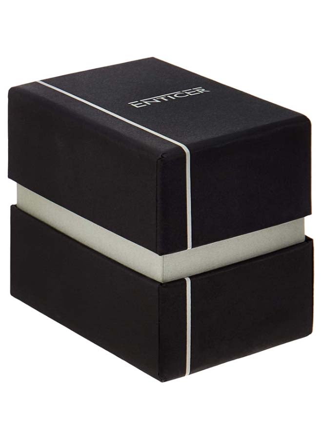 ساعة يد إنتايسر كوارتز بعقارب طراز MTP-1300D-7A1VDF - 45 مم - فضي للرجال