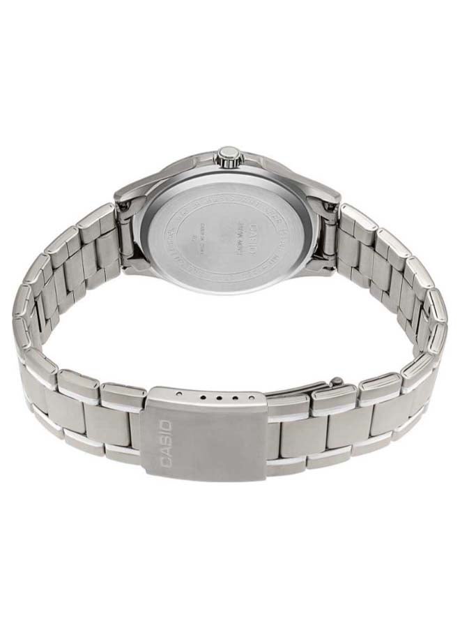 Men's Enticer Quartz Analog Watch MTP-1381D-1AVDF - 40 mm - Silver