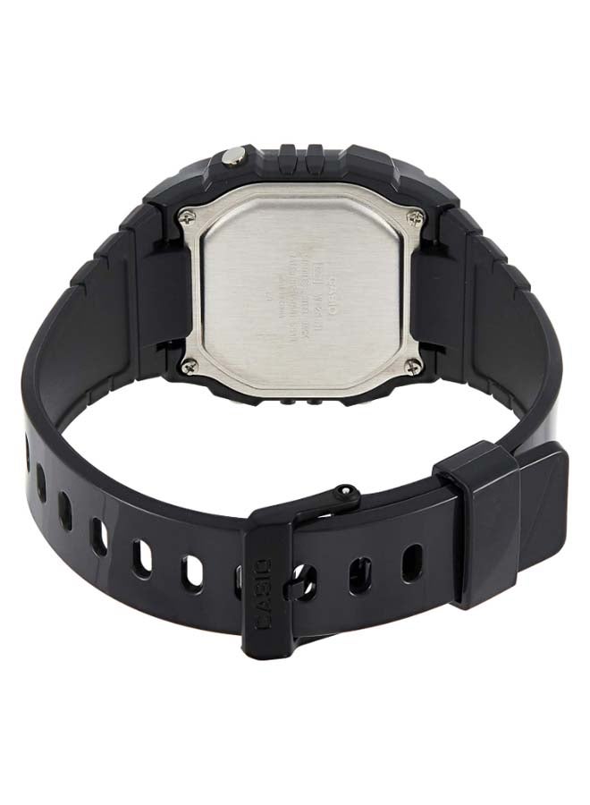 CASIO - Boys' Resin Digital Quartz Watch W-215H-8AVDF - 44 mm - Black - Image 1
