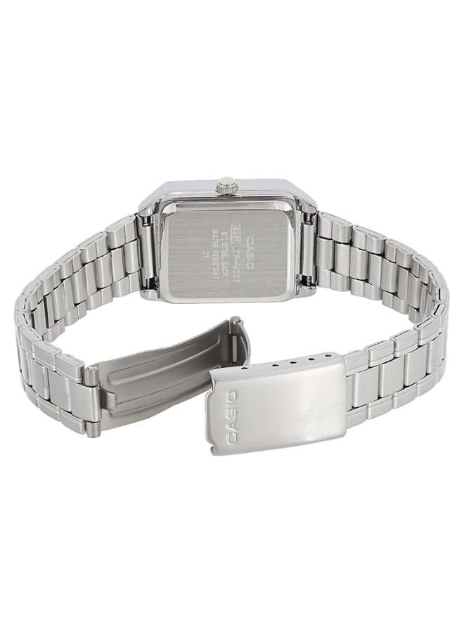 CASIO Women's Stainless Steel Analog Quartz Watch LTP-V007D-7EUDF - 22 mm - Silver - Image 3
