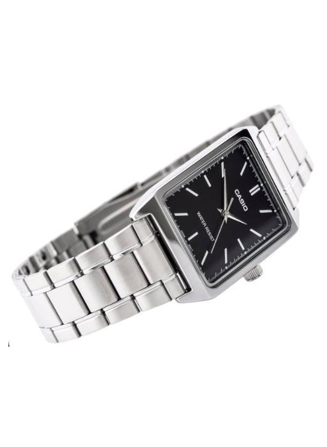CASIO Men's Stainless Steel Analog Quartz Watch LTP-V007D-1EUDF - 22 mm - Silver  - Image 2