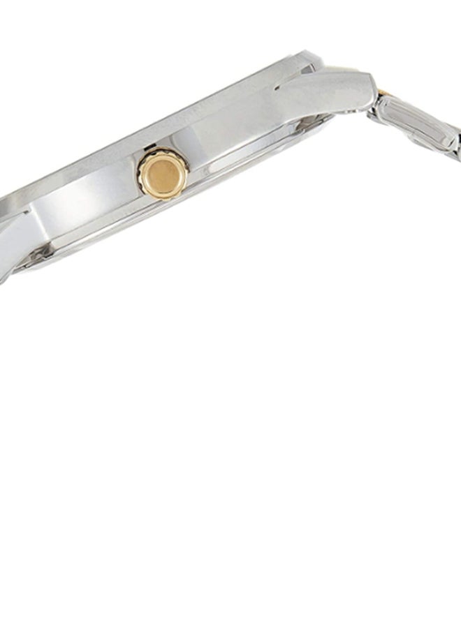 CASIO Women's Fabric Analog Quartz Watch MTP-1303SG-7AVDF - 40 mm - Silver/Gold - Image 4