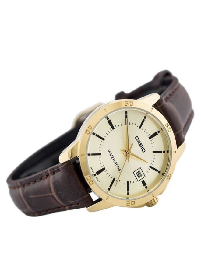 CASIO - Women's Genuine Analog Quartz Watch LTPV004GL-9A - Image 1