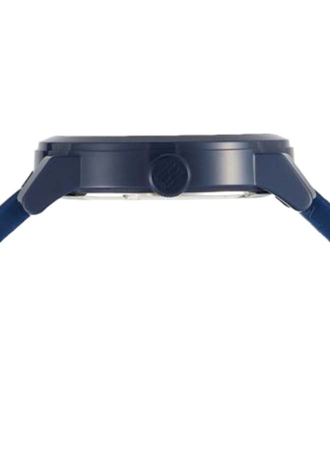 TOMMY HILFIGER - Men's Round Shape Rubber Strap Analog Wrist Watch 42 mm - Blue - 1791322 - Image 1