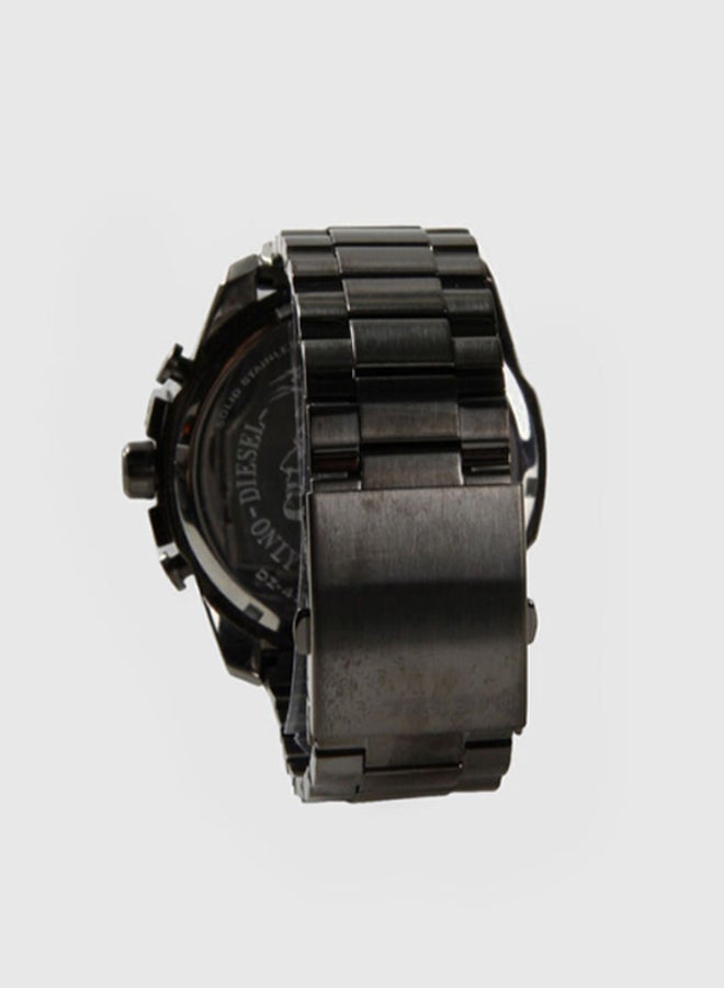 DIESEL Men's Round Shape Stainless Steel Chronograph Wrist Watch 49 mm - Black - DZ4282 - Image 2