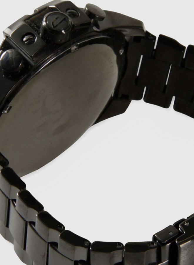 DIESEL Men's Round Shape Stainless Steel Chronograph Wrist Watch 49 mm - Black - DZ4282 - Image 4