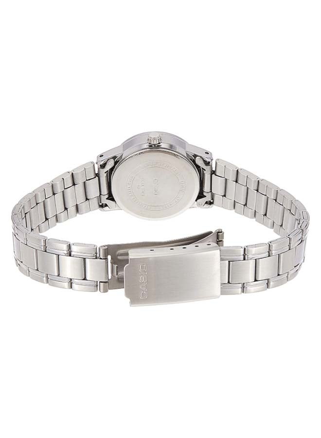 CASIO Women's Women's Stainless Steel Analog Watch LTP-V002D-1B - 25 mm - Image 2
