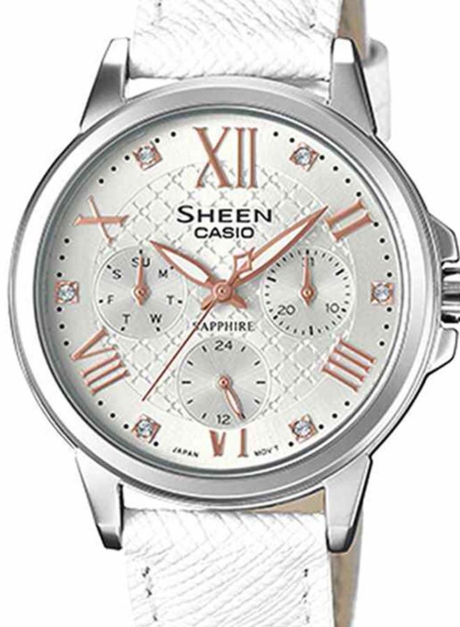 كاسيو ساعة شين جلدية بعقارب طراز 3511L-7AUDR للرجال - Image 3