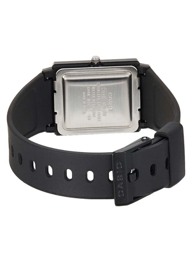 كاسيو ساعة يد بعقارب بسوار مصنوع من الراتنج طراز (MQ-38-7ADF (CN للرجال - Image 2