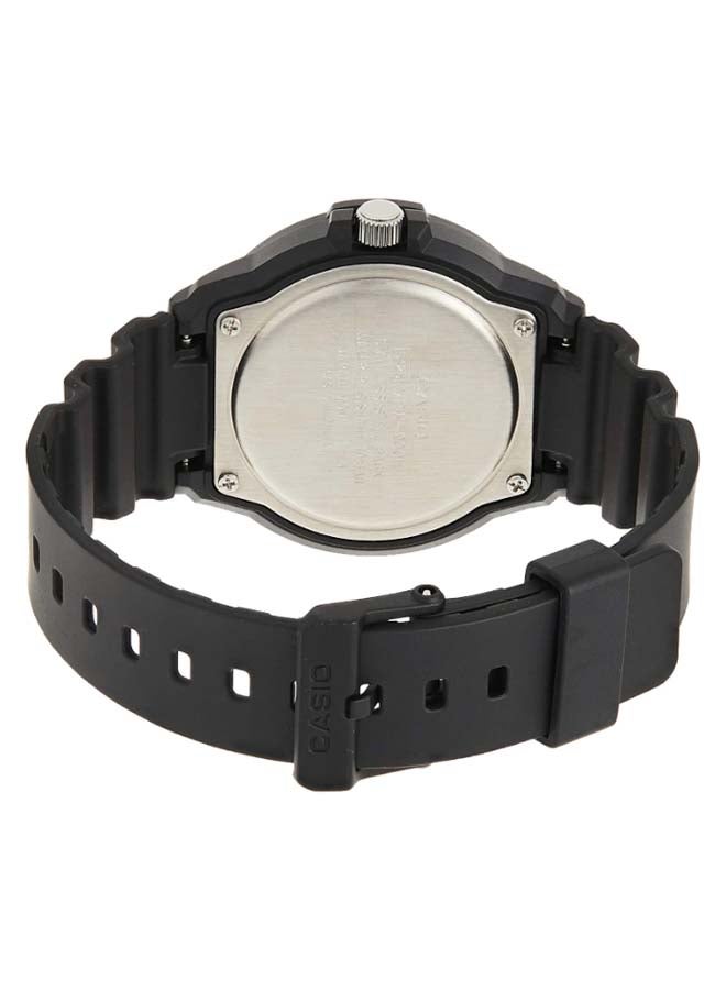 كاسيو ساعة يد شبابية بعقارب مقاومة للماء طراز MRW-200H-9BDF - قياس 42 مم - لون أسود للرجال - Image 2