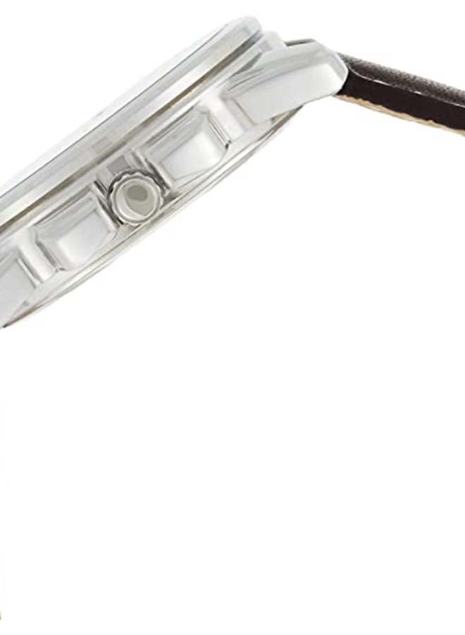 CASIO Men's Leather Analog Wrist Watch MTP-1314L-7ADF - 45 mm - Brown - Image 5