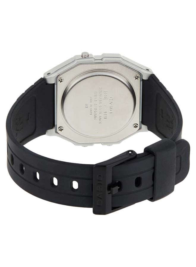 CASIO Men's Water Resistant Digital Watch F-91WM-1BEF - 35 mm - Black - Image 2