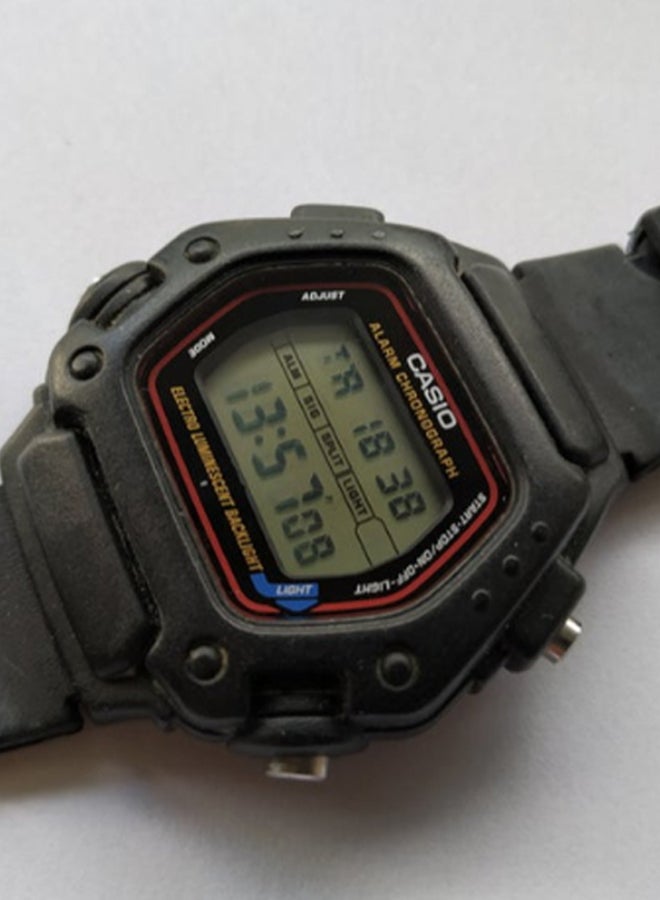 CASIO - Men's Sport Digital Watch DW-290-1 - 47 mm - Black - Image 1