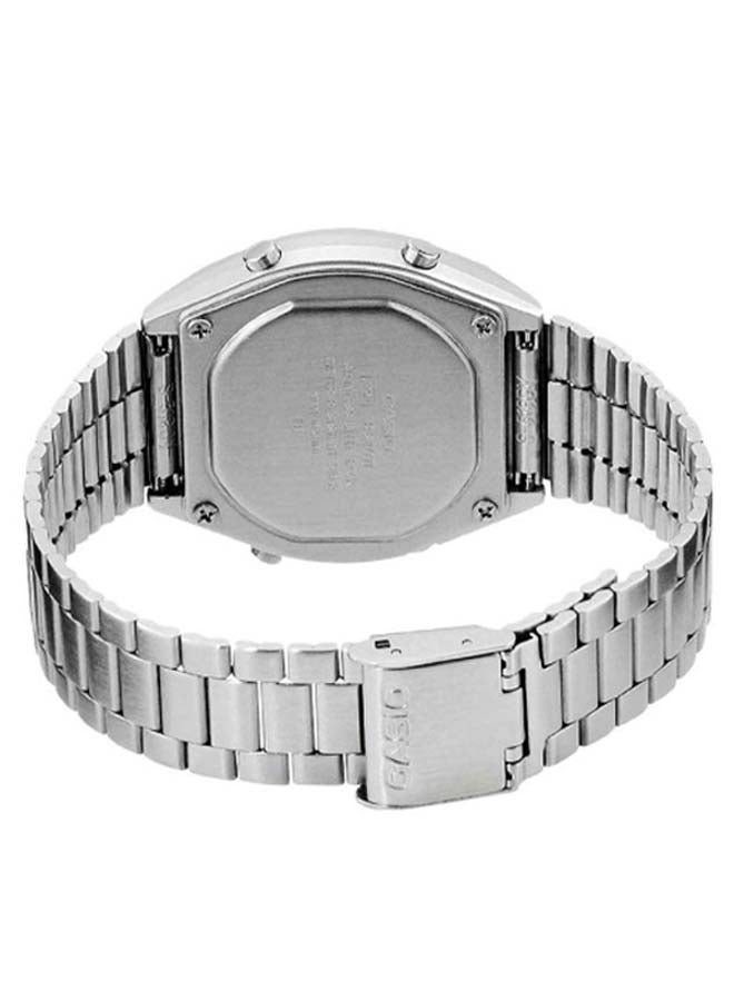 كاسيو ساعة يد رقمية كلاسيكية طراز B640WD - قياس 35 مم - لون فضي للرجال - Image 2