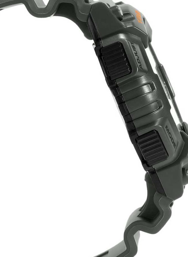 كاسيو - ساعة يد بعقارب وسوار من السيليكون طراز AQ-S810W-3AVDF - 47 مم - لون أخضر للرجال - Image 1