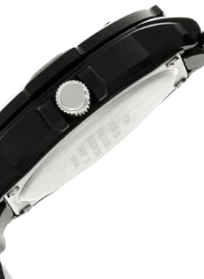 كاسيو ساعة يد إنتايسر بعقارب طراز MRW-200H-3BVDF - 45 مم - أسود للرجال - Image 4