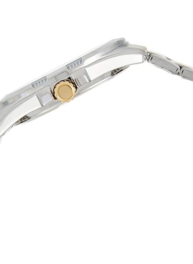 كاسيو ساعة يد بعقارب وسوار من الإستانلس ستيل طراز MTP-1308SG-7AVEF - مقاس 44 مم - فضي/ذهبي للرجال - Image 3