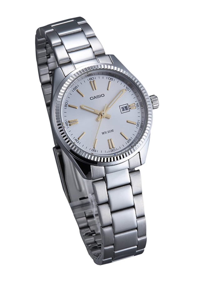 CASIO Women's Stainless Steel Analog Watch LTP-1302D-7A2VDF - 39 mm - Silver - Image 2