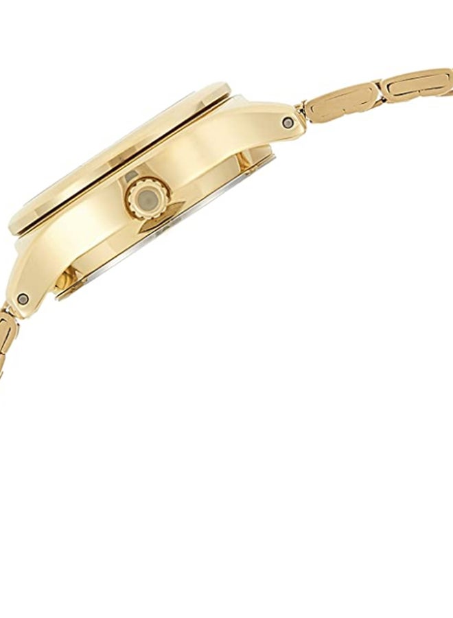 كاسيو ساعة يد بعقارب وسوار من الإستانلس ستيل طراز LTP-V006G-9BUDF - 25 مم - ذهبي للنساء - Image 4