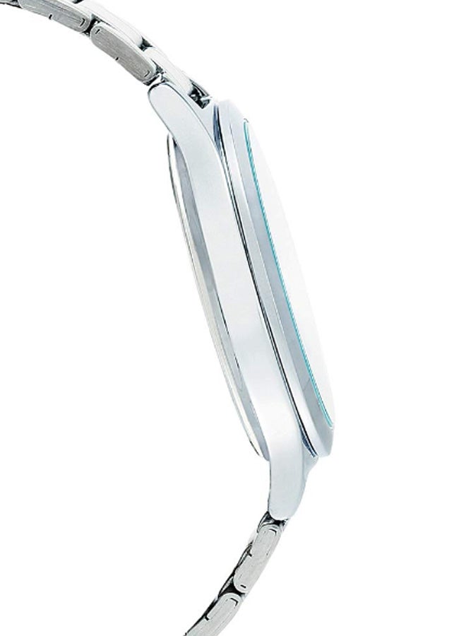 CASIO Men's Stainless Steel Chronograph Watch MTP-V300D-1AUDF - 40 mm - Silver - Image 4