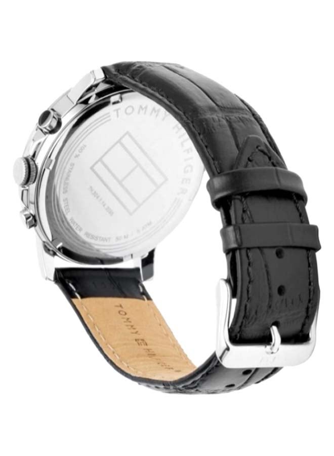 تومي هيلفيغر ساعة بعقارب مقاومة للماء بسوار جلدي طراز 1791289 للرجال - Image 5