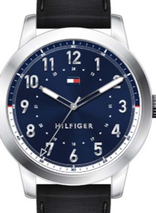 TOMMY HILFIGER men Leather Quartz Analog Wrist Watch 1791750 - Image 4