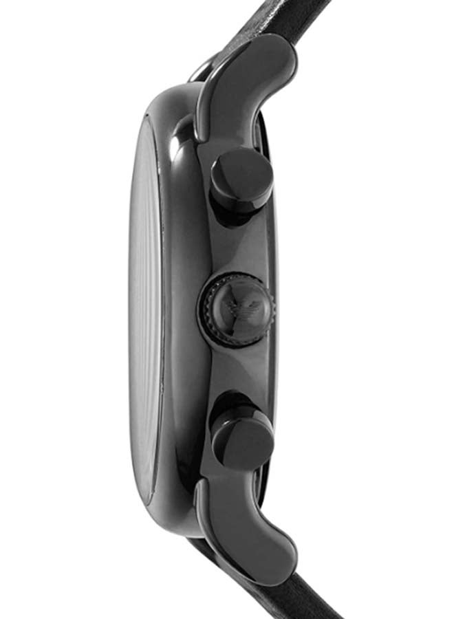 امبوريو ارماني ساعة يد كرونوغراف كلاسيكية طراز AR1737 - مقاس 41 مم - لون أسود للرجال - Image 3