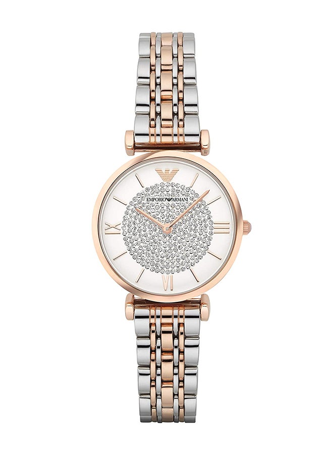 EMPORIO ARMANI Women's Gianni T-Bar Analog Watch AR1926  - Image 1