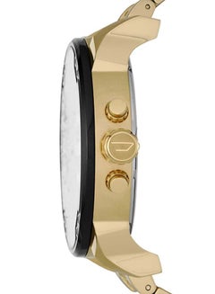 DIESEL Men's Mr Daddy Round Shape Metal Chronograph Wrist Watch 57 mm - Gold - DZ7333  - Image 4