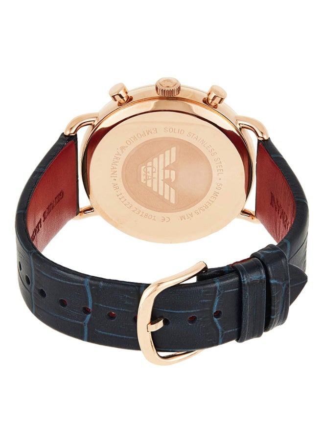 EMPORIO ARMANI Men's Leather Analog Wrist Watch
 AR11123  - Image 5