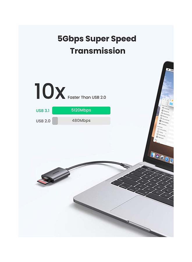 قارئ بطاقة SD USB C Micro SD قارئ بطاقة USB 3.0 OTG محول بطاقة الذاكرة متوافق مع TF، SD، Micro SD، SDXC، SDHC، MMC، RS-MMC، Micro SDXC، Micro SDHC لأجهزة MacBook Pro، iPad Pro - v1619069649/N46802625A_2