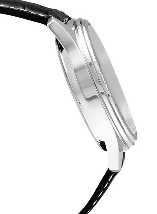 كاسيو ساعة يد إنتايسر بعقارب طراز MTP1375L-1A - قياس 49 مم - أسود للرجال - Image 4