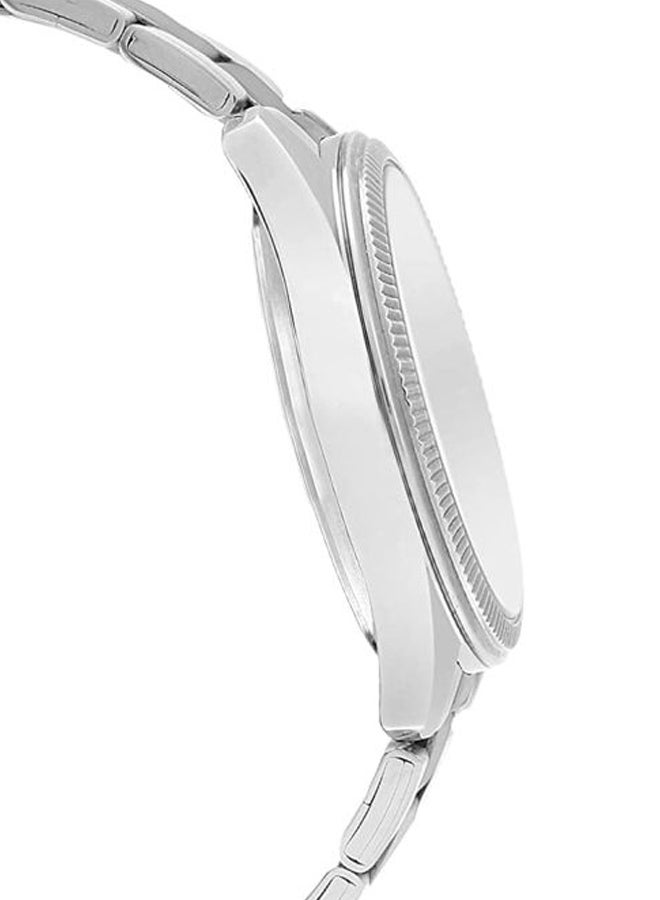 كاسيو ساعة يد إنتايسر بسوار من الإستانليس ستيل مقاومة للماء طراز MTP1302D للرجال - Image 4