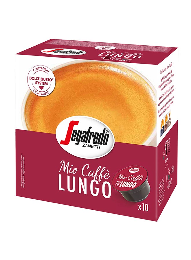Mio Caffe Lungo Dolce Gusto Compatible Coffee 7.5grams Pack of 10