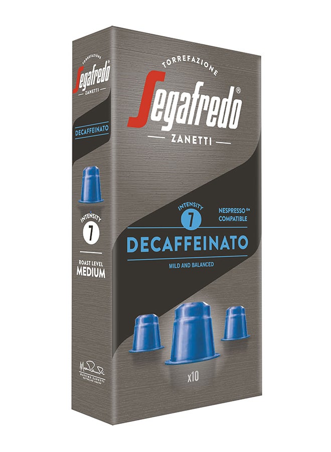 Segafredo Espresso Per Te Nespresso Compatible Capsules Decaffeinato 10 Capsules 5.1grams - Image 1