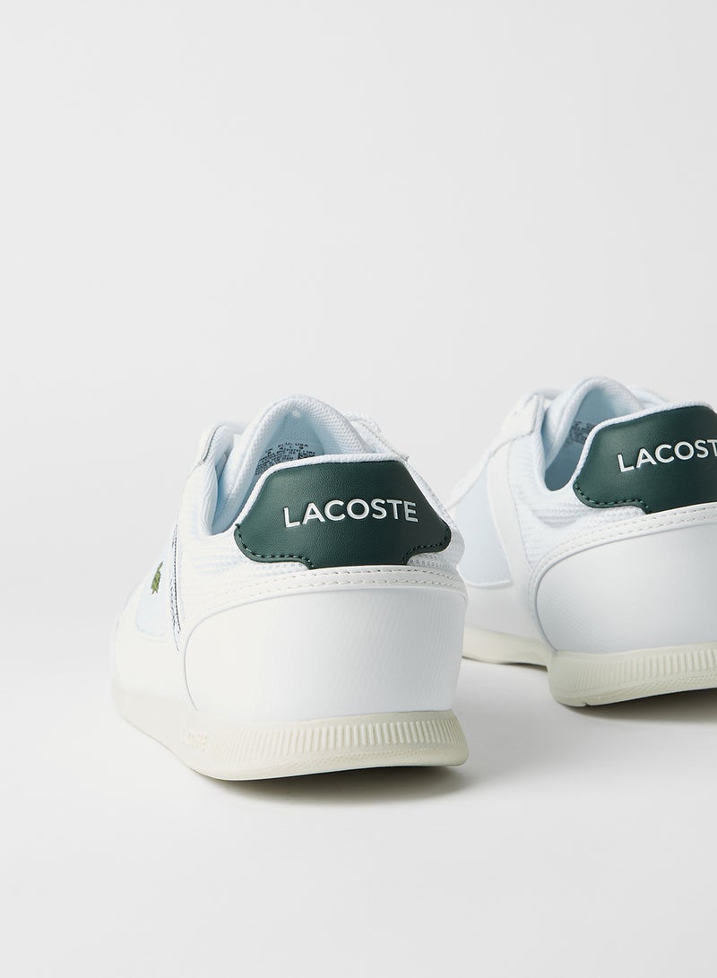 LACOSTE - Menerva Sport Sneakers White/Dark Green - Image 1