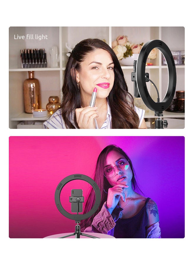 ضوء LED على شكل حلقة لصور السيلفي متعدد الألوان - Image 3